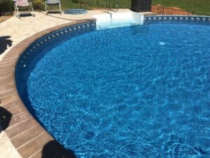 A backyard swimming pool project.