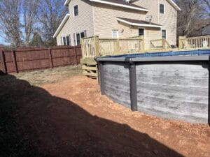 Project Gallery: A pool with a wooden deck and a wooden fence is showcased in this collection of stunning outdoor designs.