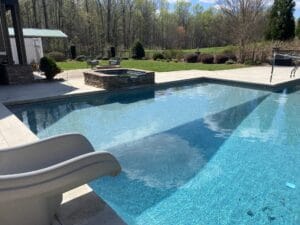 New pool that has been recently cleaned